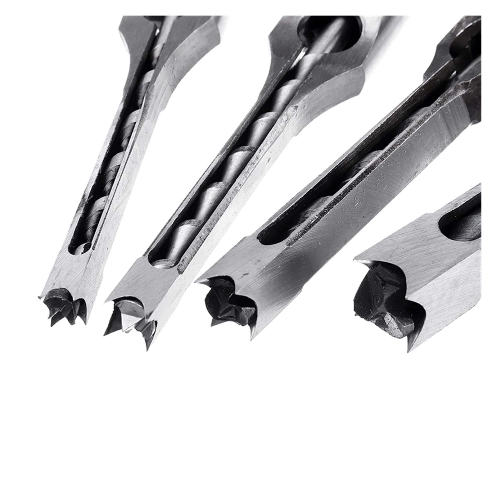 Generic 6.35/7.94/9.5/12.7mm HSS Wiertło Twist Wiertło Wiertło Drewniane Kwadratowe Otwór Ślimak Wiertła Bit Bit Bit Set(Set)