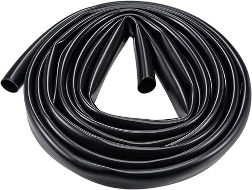 Miniatura 7 de uxcell Tubo negro del arnés de cable del tubo del PVC, manga de 14 pulgada (0.236 in) ID 10ft para la protección del alambre del revestimiento del