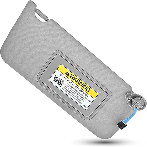 Parasol del lado derecho del pasajero para Honda Accord 2008 2009 2010 2011 2012 2013 2014 2015 2016 2017 montaje de repuesto 83230TA0A91ZA, gris