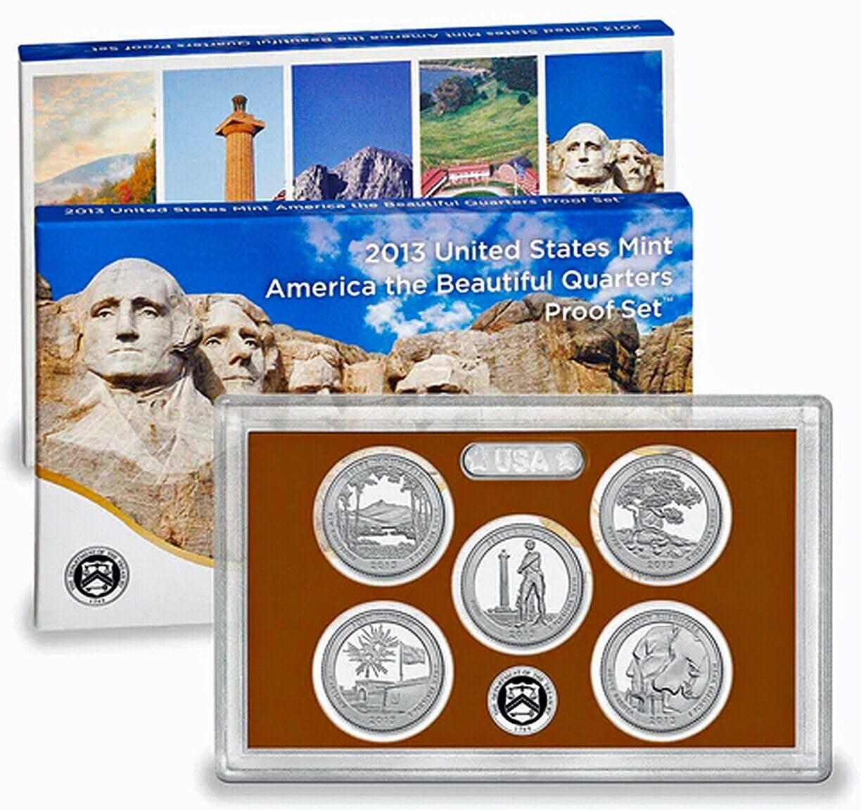 2013 S United States Mint America the Beautiful Quarters Proof Set