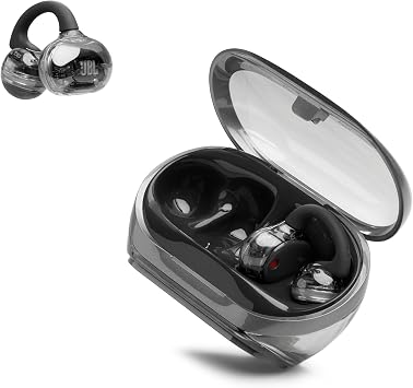 JBL Soundgear Clips Open Ear Headphones for Situational Awareness - Black