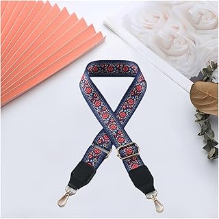 Correa Bolso Bandolera Correa for Bolso Correa Ancha for el Hombro Bolso de Repuesto de Nailon Estilo étnico Bolso con travesaño Ajustable Correa for Bolso Ajustable Correas para Bolsos (Color : J82-