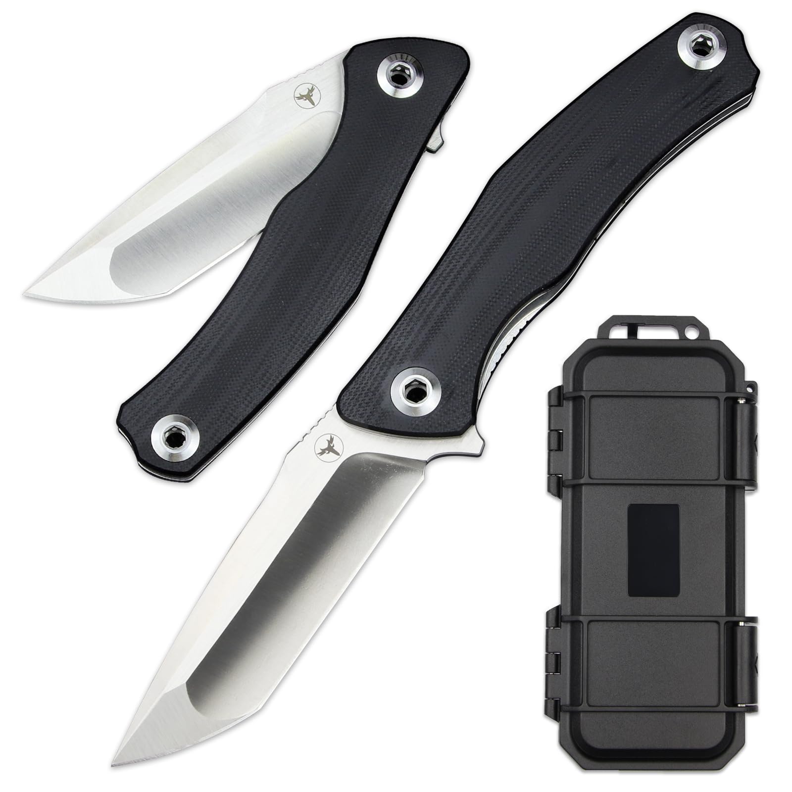 LENGREN A687 14C28N Steel Ball Bearing Folding Knife for Men G10 Handle Outdoor Camping Survival Hunting Knife With Liner Lock Clip