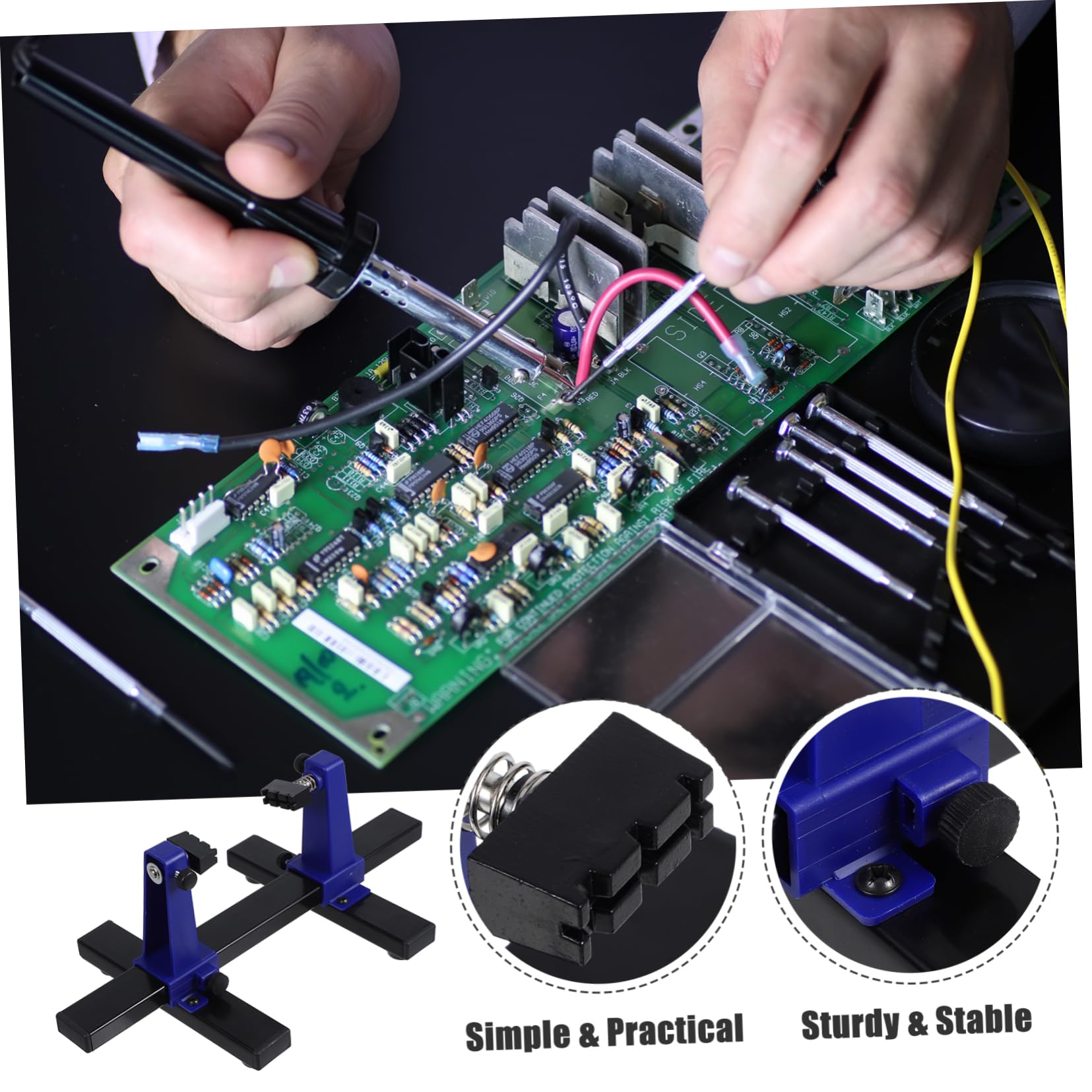 Soporte Ajustable Pcb Herramienta De Reparación Para Soldadura Estación De Trabajo Para Bricolaje