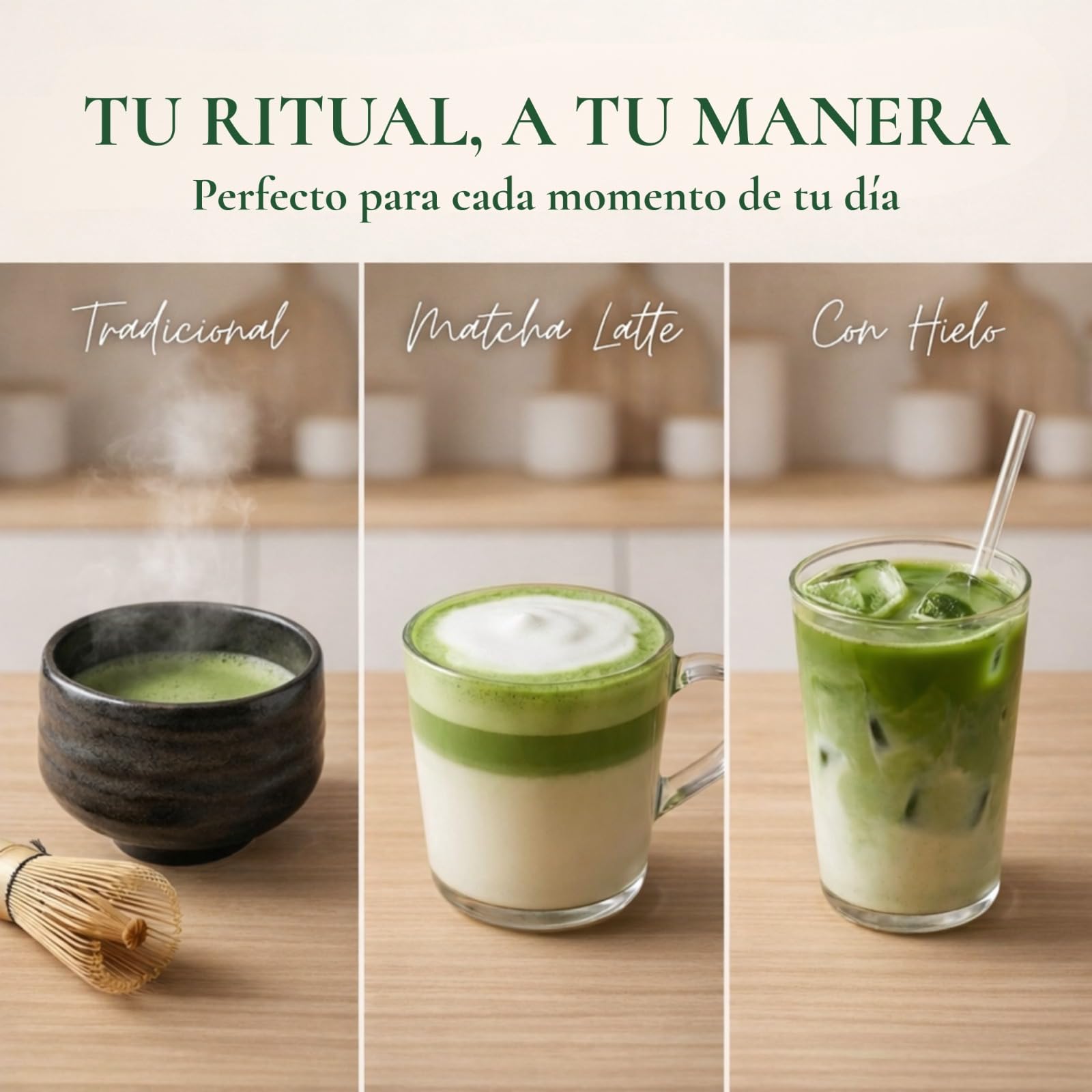 Té Matcha Ceremonial Orgánico Japonés 30g – Matcha en Polvo Premium – 100% Orgánico, Puro, Sabor Suave y Color Intenso – Lata Hermética con Anilla para Máxima Frescura y Conservación