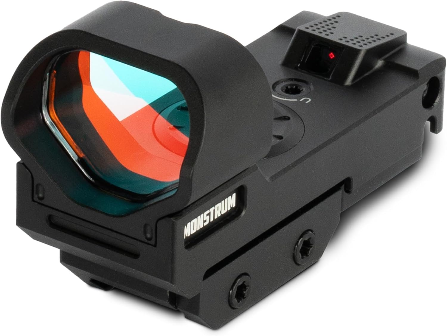 Monstrum Ares V2 Open Reflex Green Dot Sight for Rifles and Long Guns with Shake Awake