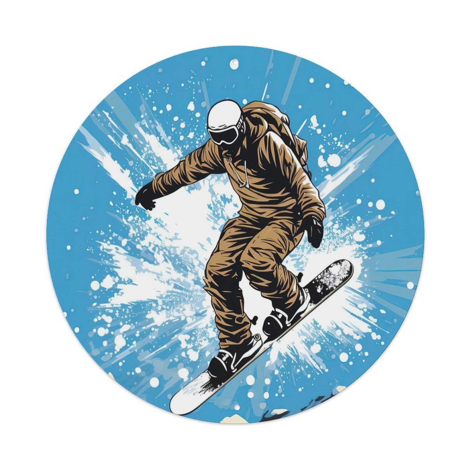 Extreme Sports Alpine Snowboarding Metal Tin Sign
