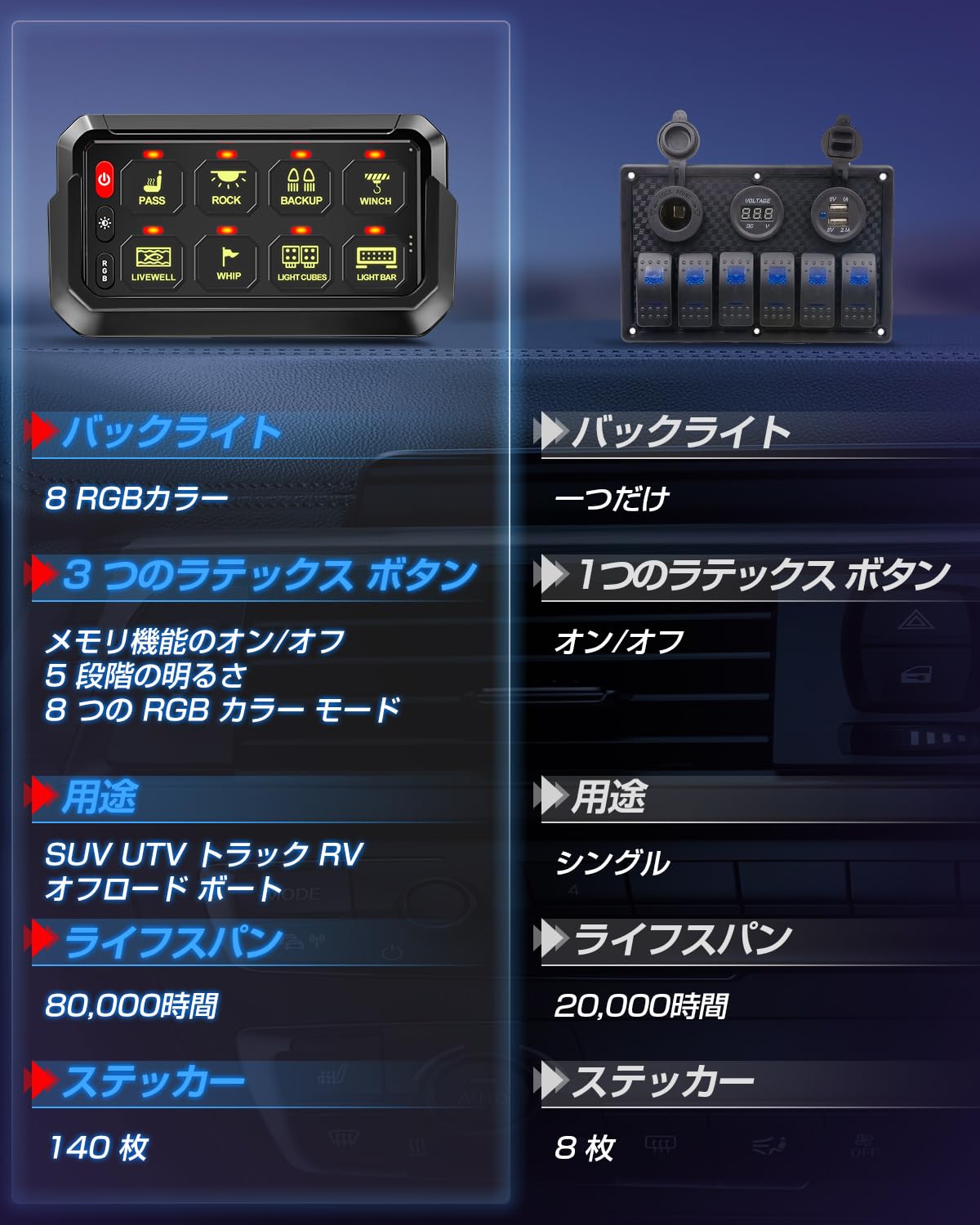 CHELHEAD ワイヤレス スイッチパネル 8ギャング Amazon.co.jp: UNI-SHINE 8 ギャング スイッチ パネル RGB ワイヤレス