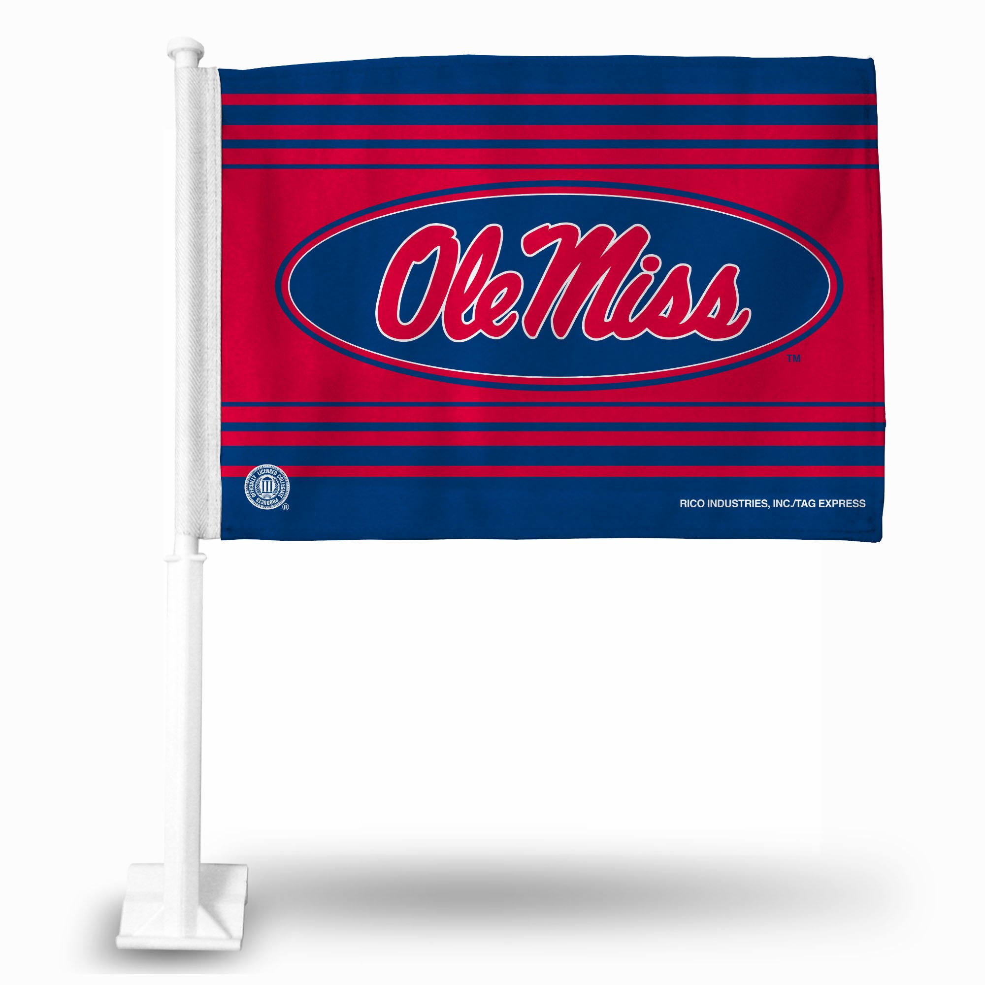 Rico Industries Ncaa Unisex Car Flag With Included Pole | Seychelles - View #2