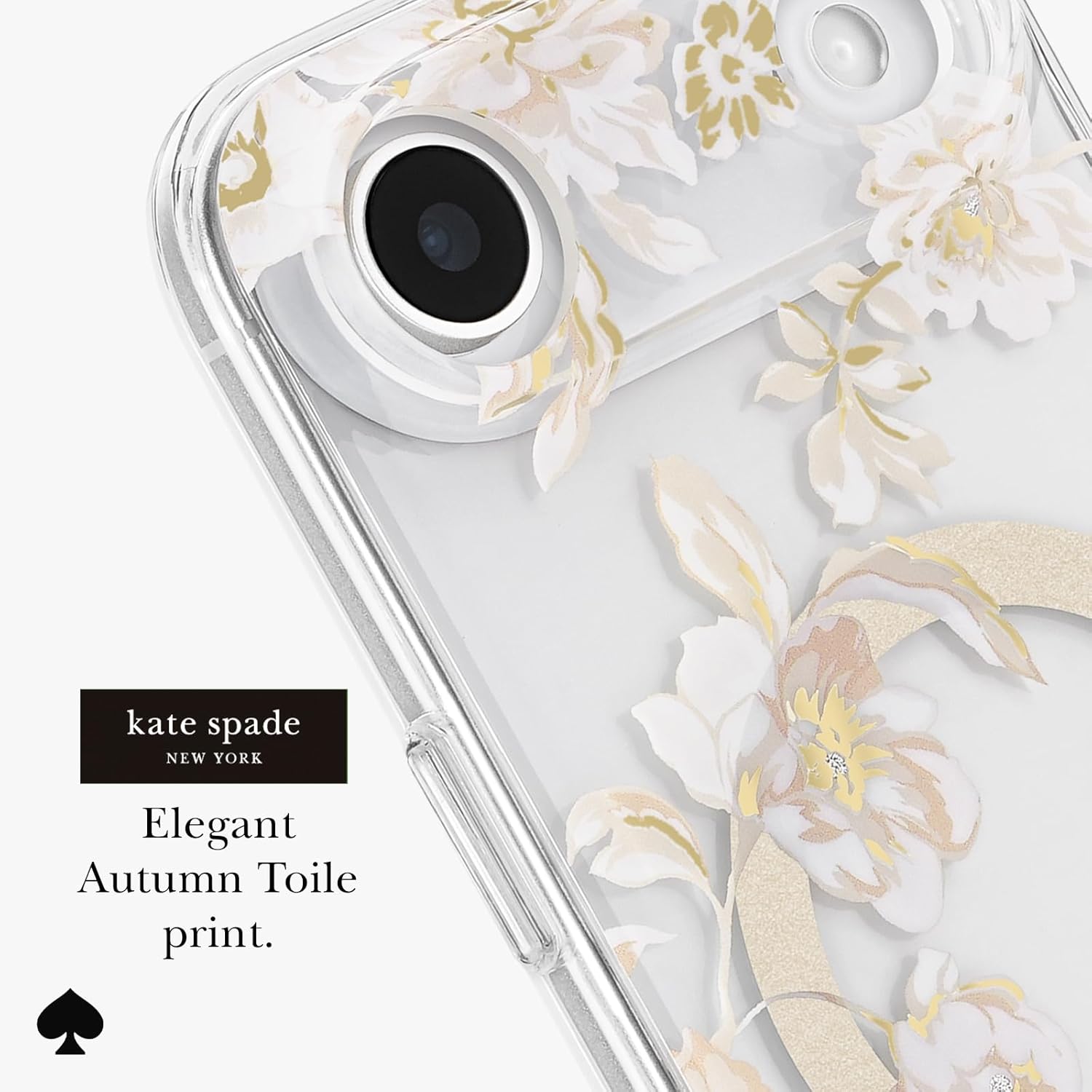 kate spade new york iPhone Air Case - Compatible with MagSafe - Designer Phone Case - Autumn Toile - Image 3