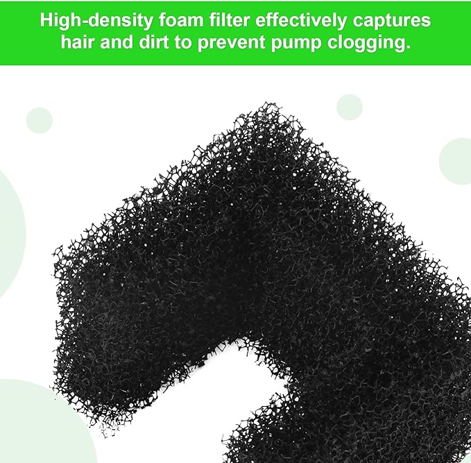 10 Filtros de Espuma para Fuente de Agua Mascotas, Compatible con PetSafe Viva miniatura 5