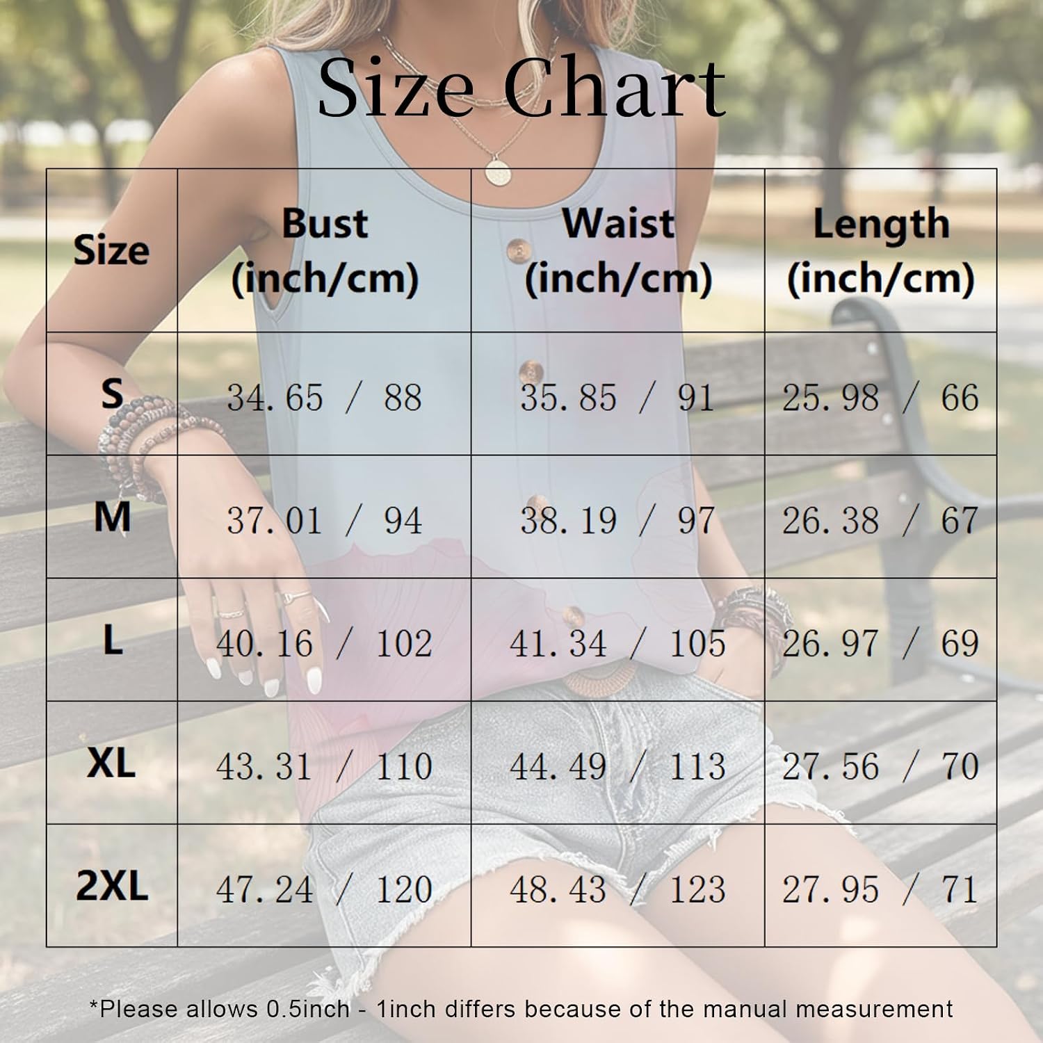 Womens Square Neck Tank Tops Sleeveless Henley Loose Fit Floral Blouses Casual Cute Summer Tops image 6