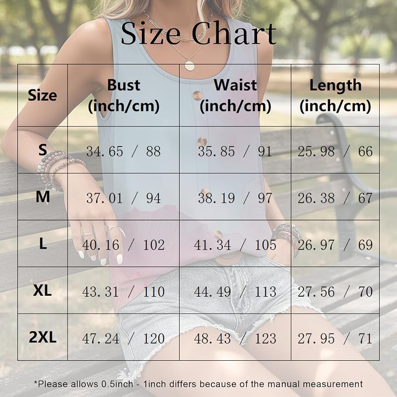 Womens Square Neck Tank Tops Sleeveless Henley Loose Fit Floral Blouses Casual Summer Tops Trendy Lightweight Breathable Shirts for Women Daily Office Wear,Floral-15,S image 6