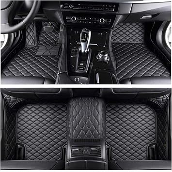Custom Car Floor mats - All Weather, Waterproof, Anti-Slip Upgrade Your Cars Interior with Vehicle-Specific Floor Liners - Perfect for Cars, Trucks, SUVs 2002-2024 Black