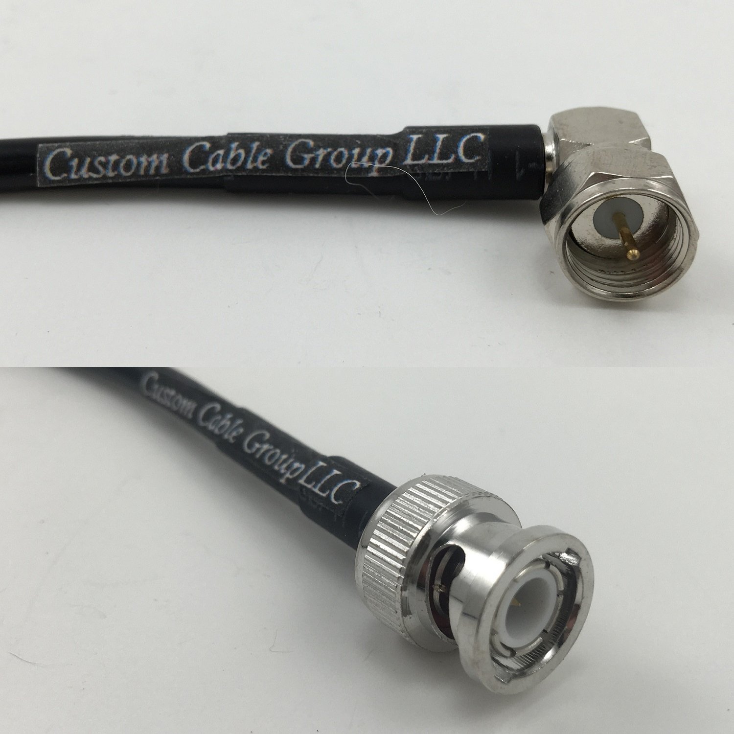 3 feet RG400 Low Loss F MALE ANGLE to BNC MALE Pigtail Jumper RF coaxial cable 50ohm Quick USA Shipping
