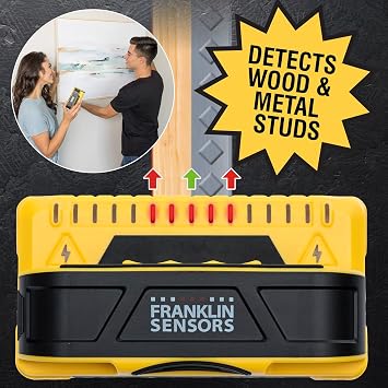 Franklin Sensors ProSensor M150/X990 Stud Finder with Live Wire Detection | 9-Sensor Wall Scanner, Wood and Metal Stud Detector, Shows Full Width of Studs