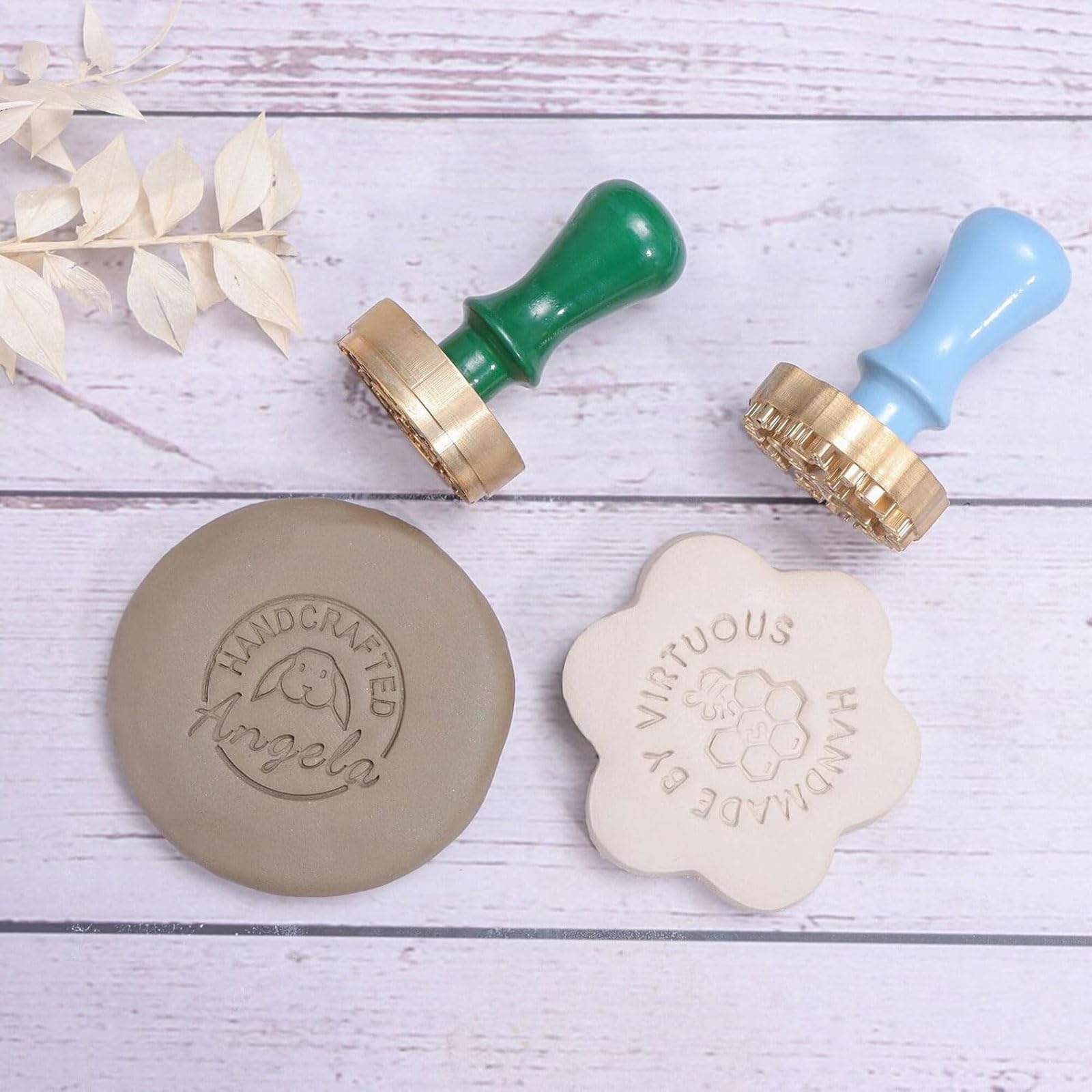 Timbri con lettere con impronta creativa Timbro in argilla personalizzato Timbro con lettera Regalo per gli amanti della ceramica artigianale per timbro in argilla Kit timbro fai da te