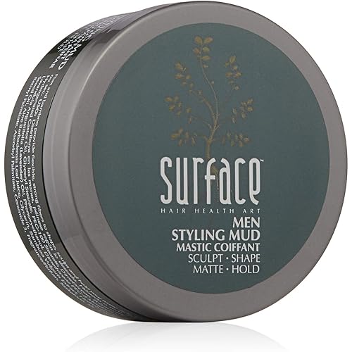 Surface Hair Men Styling Mud, Matte Styling To Shape, Sculpt And Hold, 2.25 Oz.