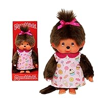 BANDAI - Monchhichi - Peluche Monchhichi Pop & Candy - Peluche Scimmietta Iconica degli Anni '80