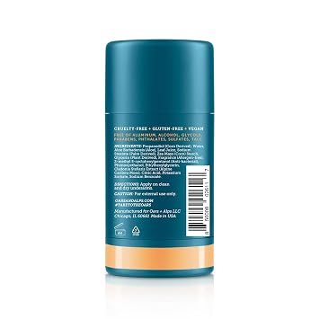 Oars + Alps Aluminum Free Men's Deodorant, Clear + No Residue, 2pk, 2.6oz | Anti-Chafing Smooth Glide, Long Lasting Odor Protection, Dermatologist Tested, Doesn't Stain Clothes, Mandarin Woods
