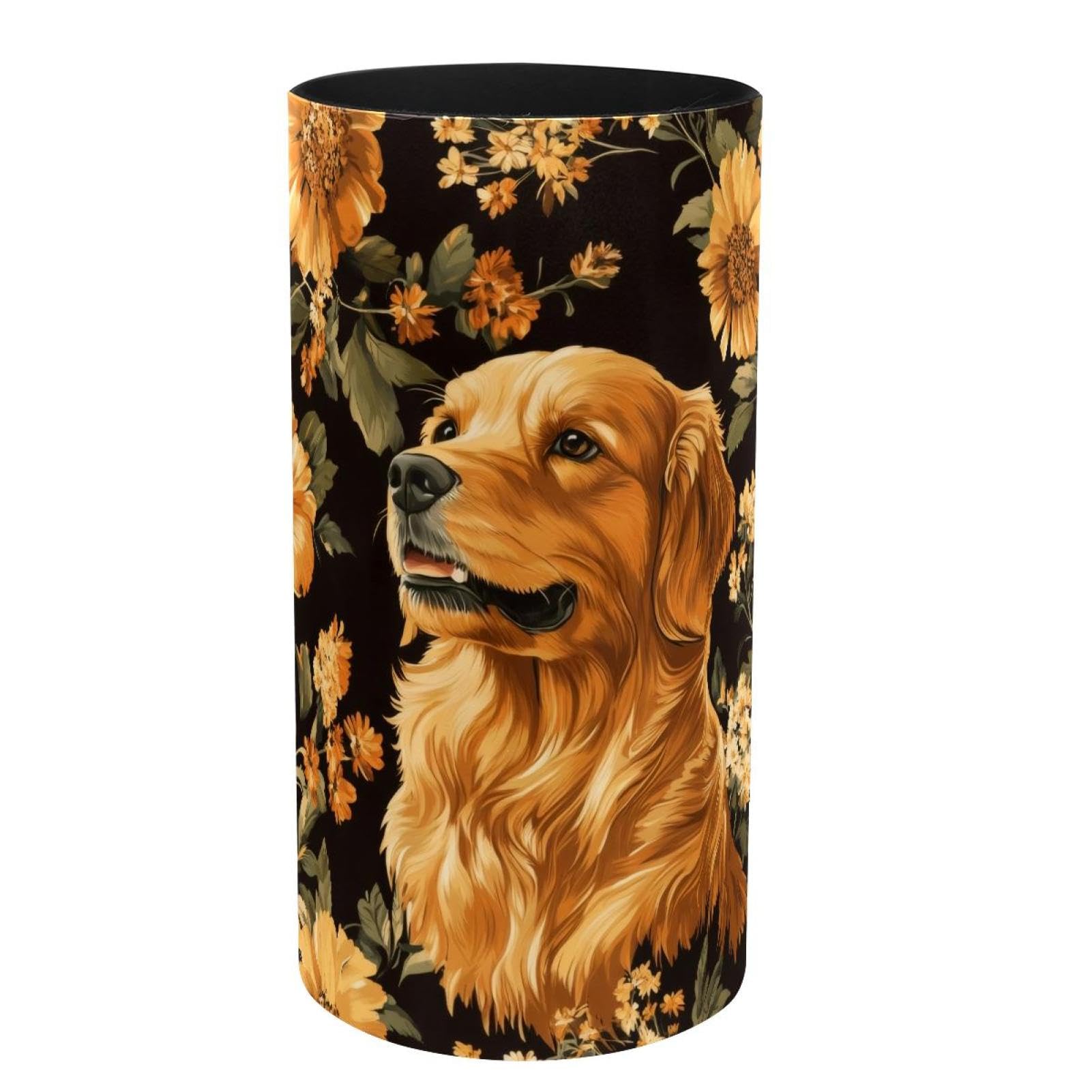 Organiseurs de bureau Golden Retriever et pot à crayons métallique