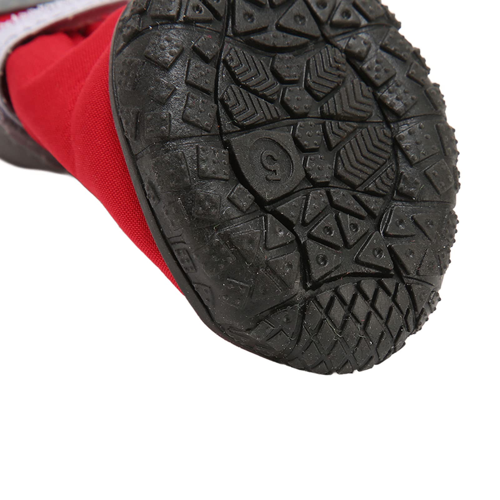 4Pcs Dog Booties Rubber Breathable Soft Bottom Skid Wearproof Dog Hiking Shoes for Outdoor Sport Type 4 BootiesDog Hiking ShoesDog BootPuppyn Design and Can (4#)