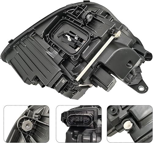 Miniatura 5 de Conjunto de faros delanteros compatible con Mercedes-Benz Clase E E300 E350 Sedan 2017-2020 estilo OE reemplazo A2139066901 MB2519110 A2139064303