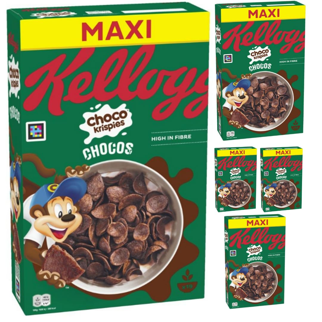 Choco Krispies Chocos Cerealien Muesli Cornflakes 580 gramm x 5 Stück