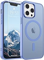 Vista 361 de SUPFINE - Funda magnética para iPhone 11, apta para MagSafe (protección contra caídas de grado militar, 10 pies), delgada, translúcida, a prueba