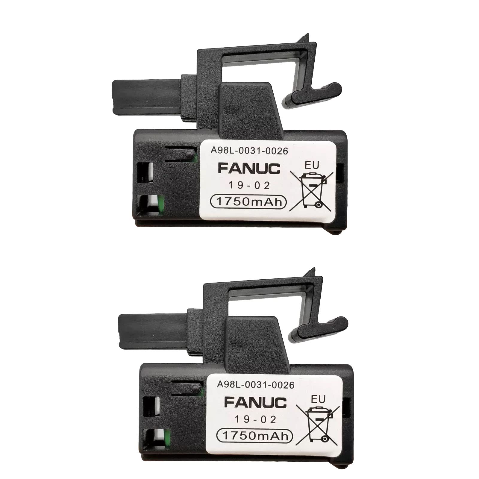 KUANMAI 2 Pcs A98L-0031-0026 PLC Battery A02B-0309-K102 3V Battery for Fanuc CNC Battery
