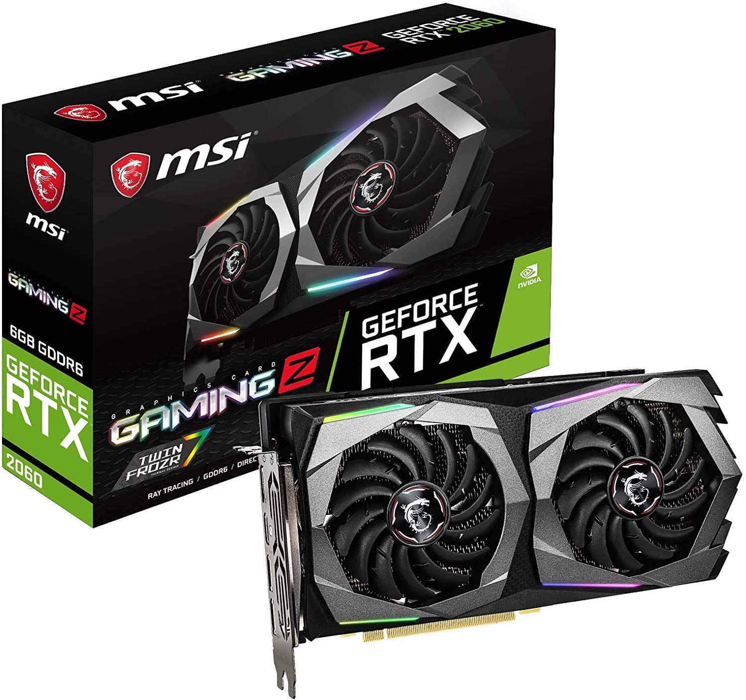 Amazon | MSI GeForce RTX 2060 GAMING Z 6G グラフィックスボード