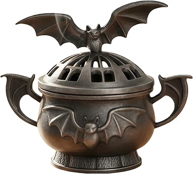 Mini Cone Incense Holder Metal Bat Incense Burner