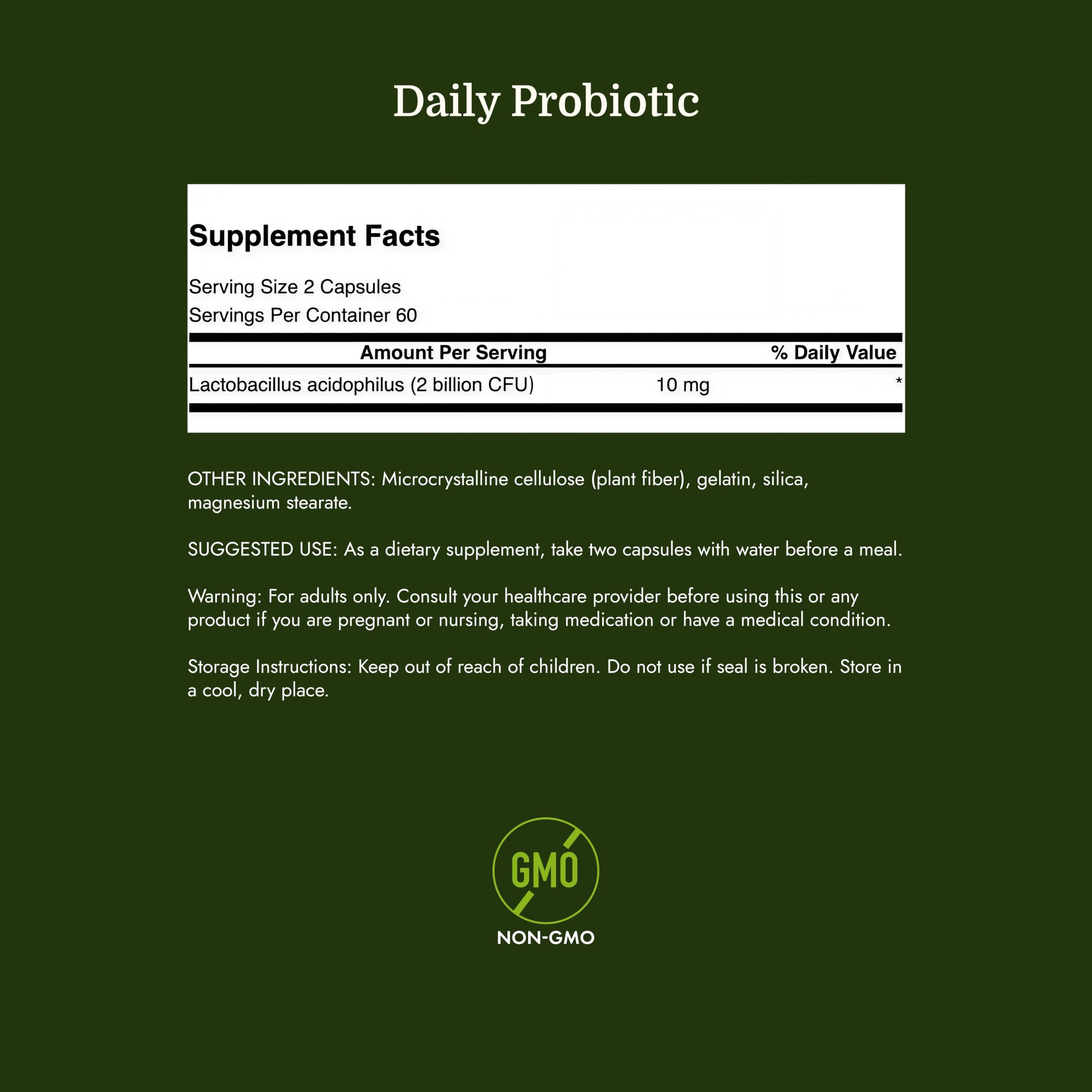 Swanson Probiotic Digestive Health, 1 Billion CFU, 120 Caps, 2 Pk — Amazon image 4