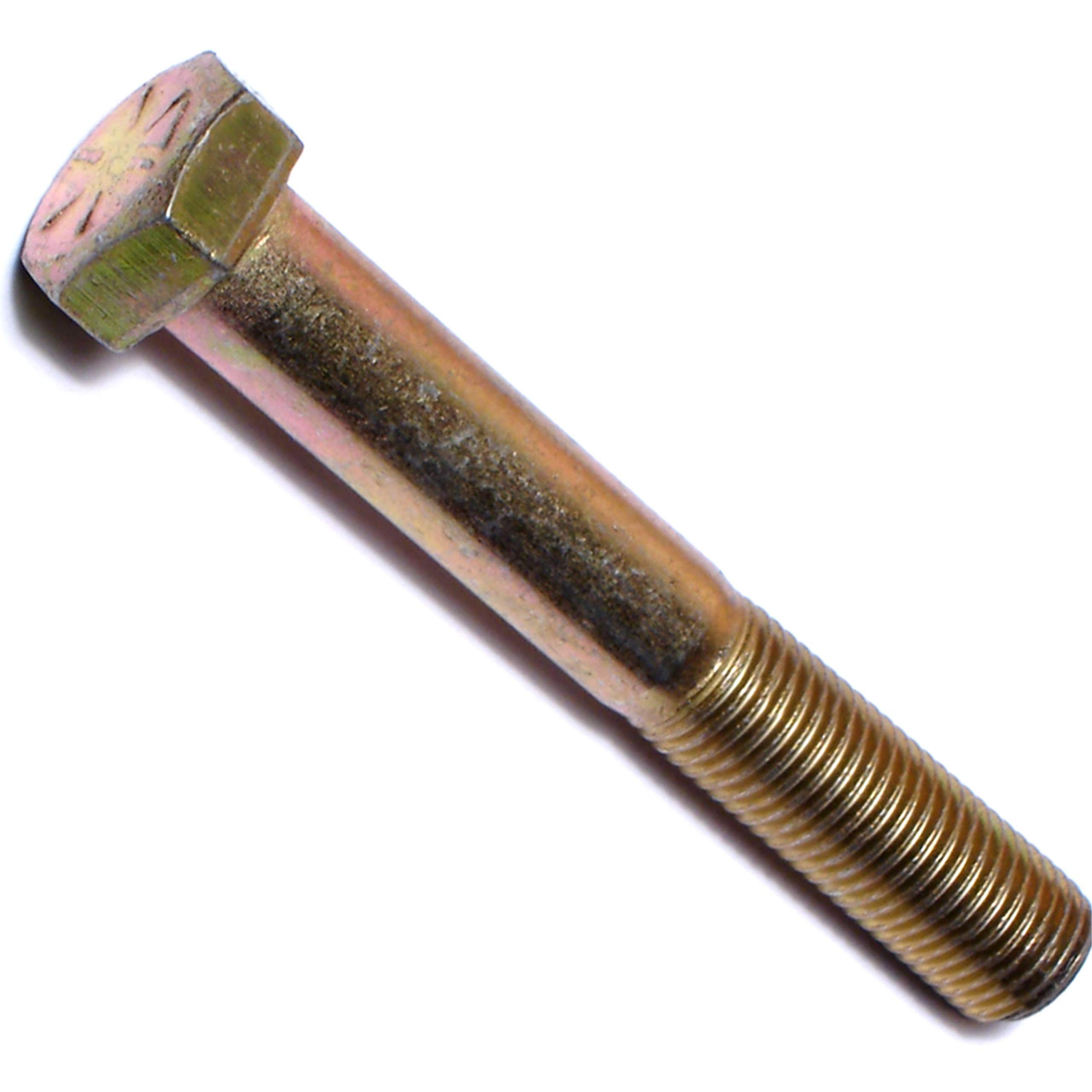 Hard-to-Find Fastener 014973252663 3/8-61 cm x 2-1/2 cala klasa 8 cienkich śrub z łbem sześciokątnym, 25-częściowy