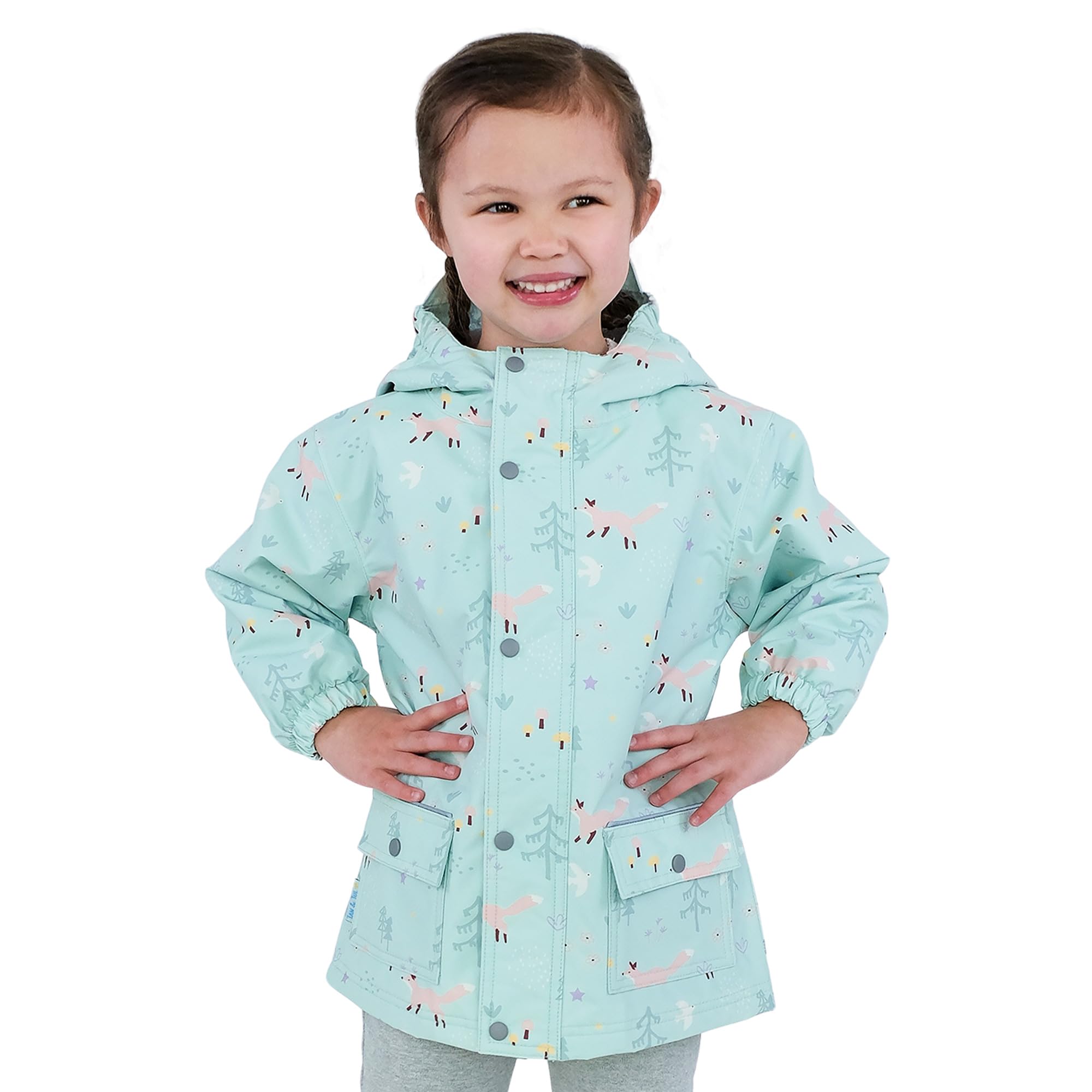 JAN &amp; JUL Waterproof Cozy-Dry Rain Jacket for Kids