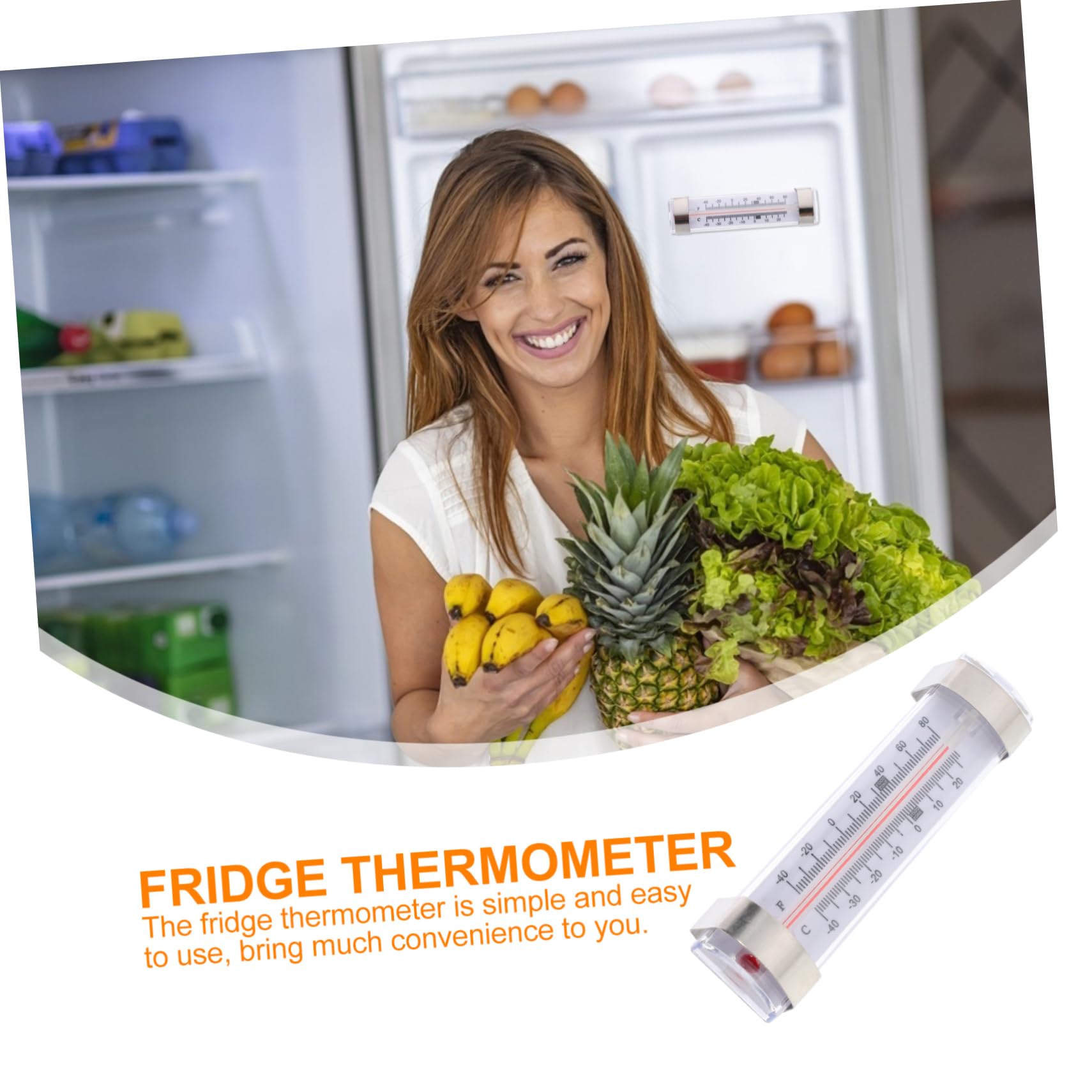 Alipis 6 Pezzi Termometro per freezer casa indicatore di temperatura del congelatore igrometro ottimo termometro da da supermercato termometro per kt