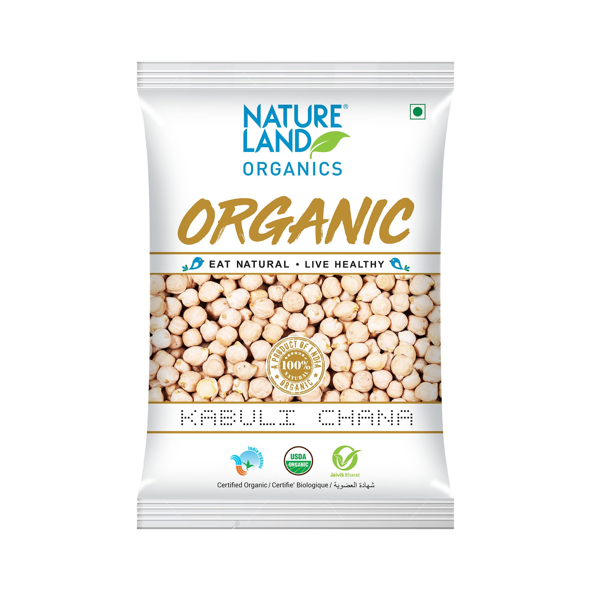 Natureland Organics Kabuli Chana/White Chana/Chole 500 Gm (pack of 2) (B07B9WT36G) Amazon Price History, Amazon Price Tracker