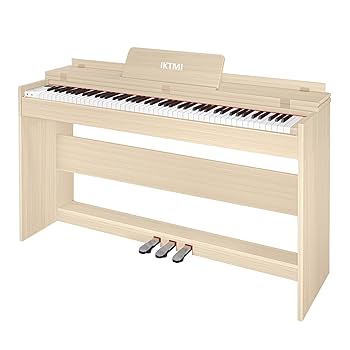 Amazon | IKTMI 電子ピアノ ハンマーアクション 88鍵盤 木製
