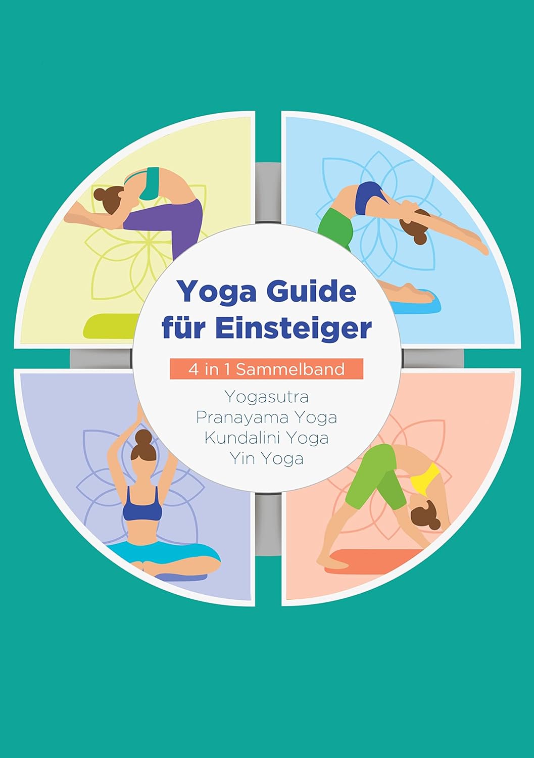 Yoga Guide für Einsteiger 4 in 1 Sammelband Yogasutra Yin Yoga