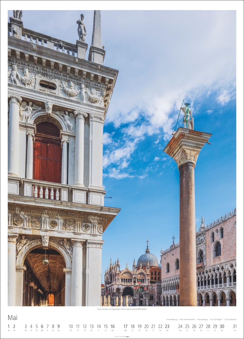 Venezia - La Serenissima - Kalender 2027 - Weingarten-Verlag - Reisekalender - 49 cm x 68 cm