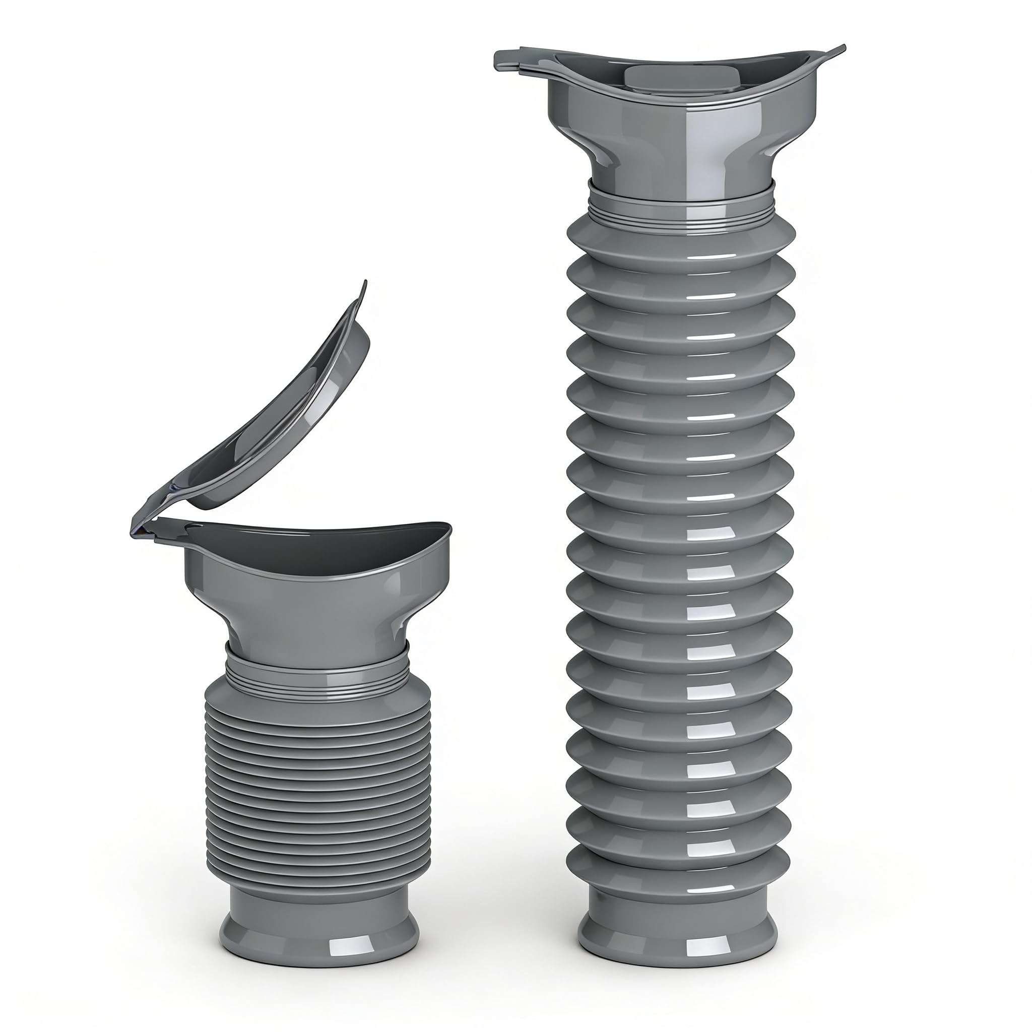 KkaFFe Pee Bottles for Men, Adjustable Emergency Urinal, Car Pee Bottle for Men and Women, Portable Toilet for Car, Shrinkable Personal Mobile Toilet,