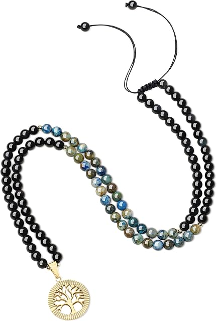 COAI Tree of Life Pendant 108 Beads Japa Mala Necklace
