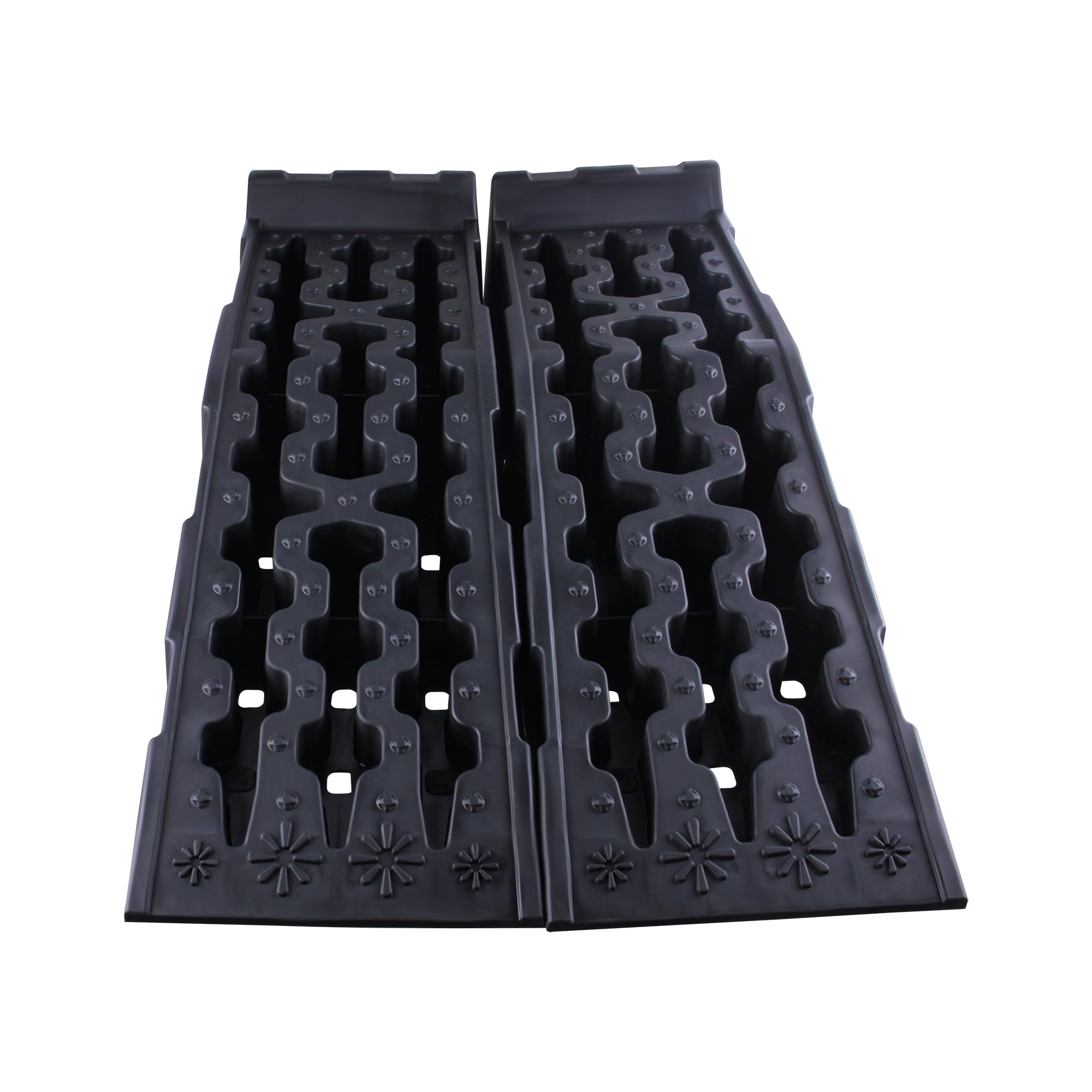 2 Stück Kunststoff Auffahrrampe 905 x 305 x 215 mm, Stufenkeil GT-15P mit 6 t Tragkraft, Auffahrkeil, Auffahrrampe PKW Hebebühne Auto Auffahrkeile KFZ Rampe, Hebebühne für Wohnmobil