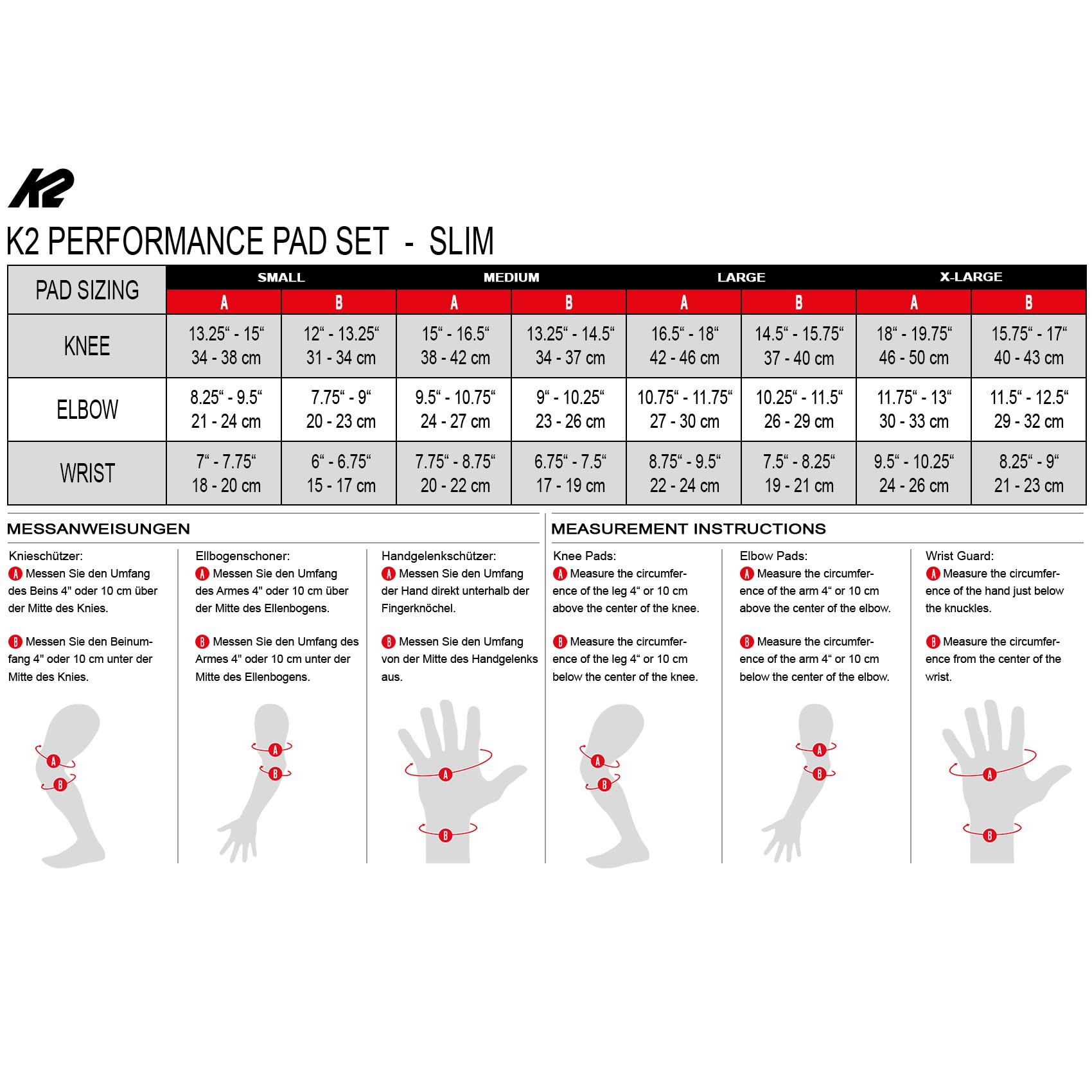 K2 Skate Women's Performance Pad Set, Gray/Blue, X-Large