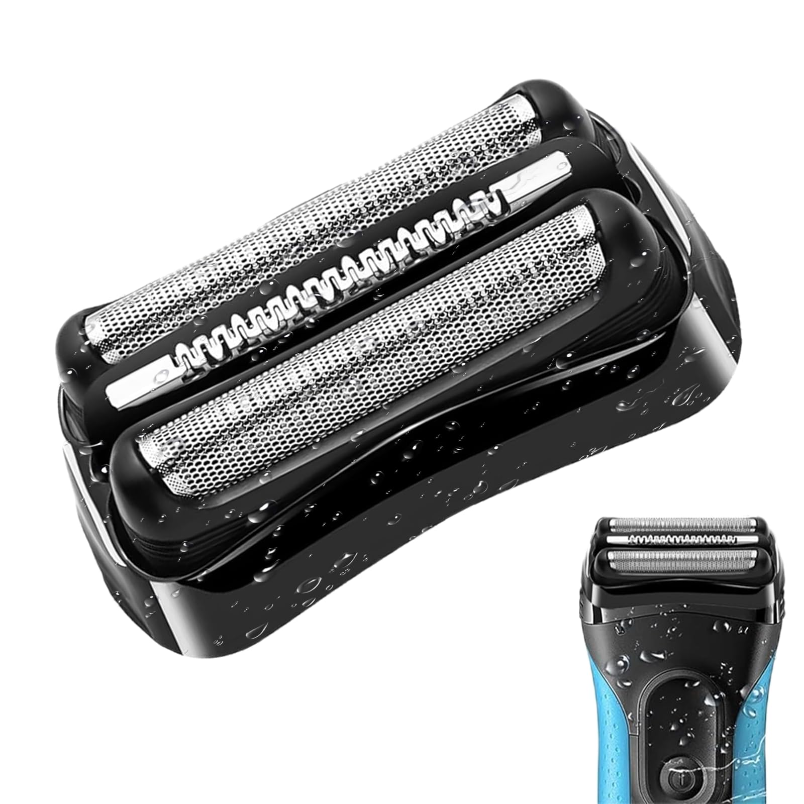 21B Series 3 Shaving Heads, Replacement Head for Electric Razors, Replacement Accessories for Black Razors, Suitable for Series 300s, 301s, 310s, 320s, etc
