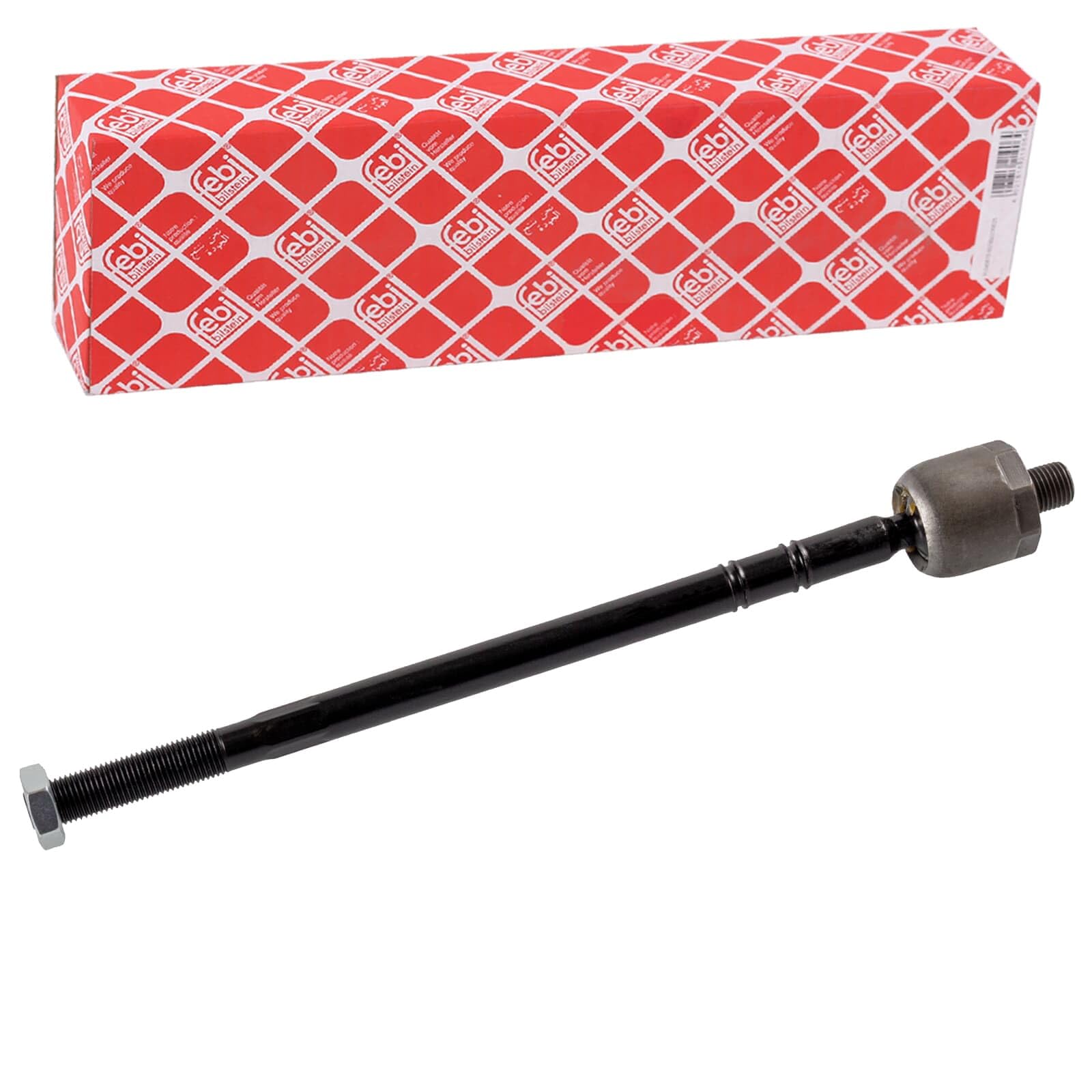 febi bilstein 38073 Inner Tie Rod without tie rod end, with nut, pack of one