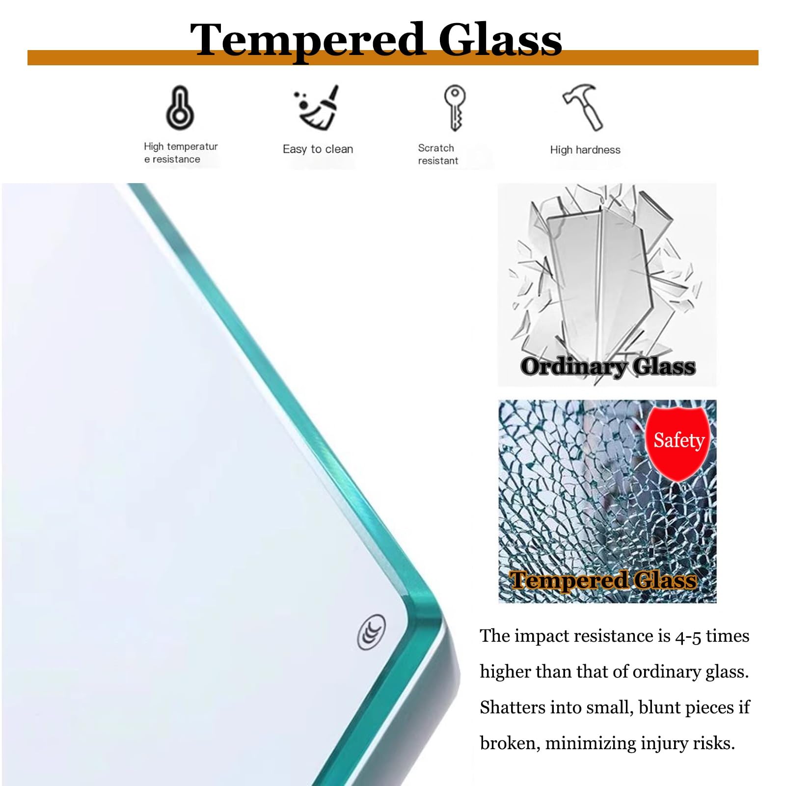 Ventana Redonda de Metal empotrada con Vidrio Templado, rotación de 360°, Eje Central y manija, ventilación e iluminación, Ventana Horizontal (Negra, 70 cm/27,6 Pulgadas)
