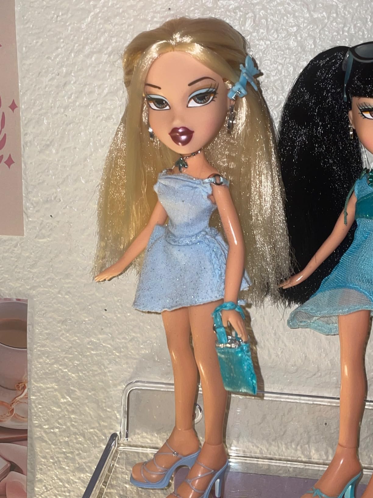 cloe bratz doll blue dress Cinderella Divine 3D FLORAL OFF SHOULDER CORSET GOWN CB104 – LA TOP DIVAS