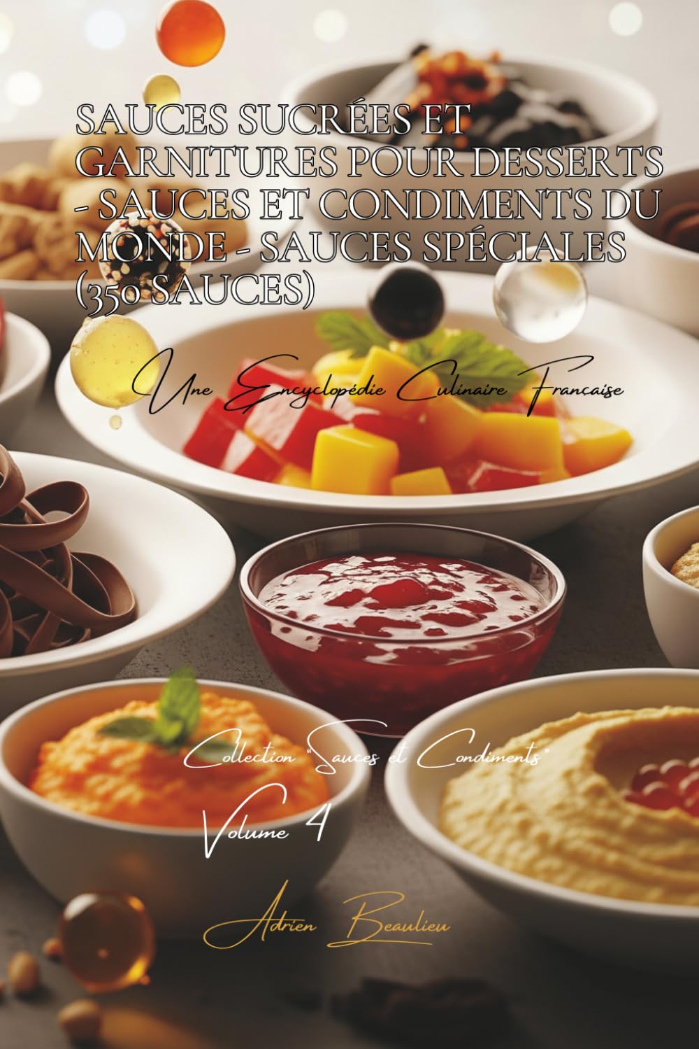 Sauces Sucrées et Garnitures pour Desserts - Sauces et Condiments du Monde - Sauces Spéciales - 350 sauces: Une Encyclopédie Culinaire Française - Collection "Sauces et Condiments" - Volume 4