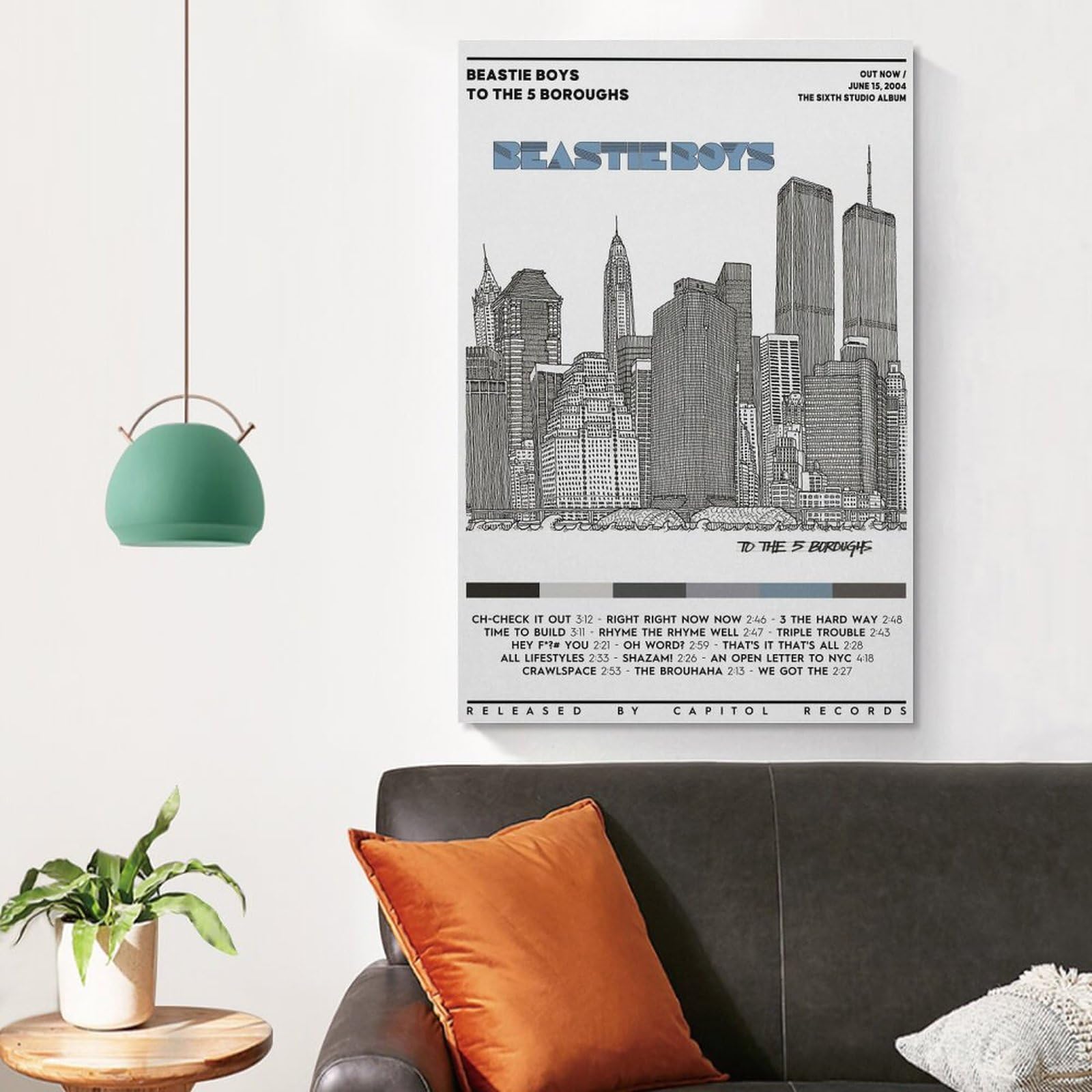 Beastie Boys To The 5 Boroughs サイン入りポスター BEASTIE BOYS - TO THE 5 BOROUGHS - ORIGINAL ROCK PROMO SET OF 4